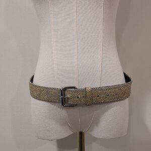 TILT Silver and Gold Women's Belt